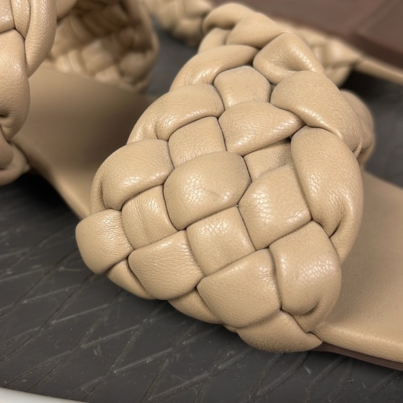 She and In slip on Braided Sandals Tan Womens size 38 - Picture 9 of 16